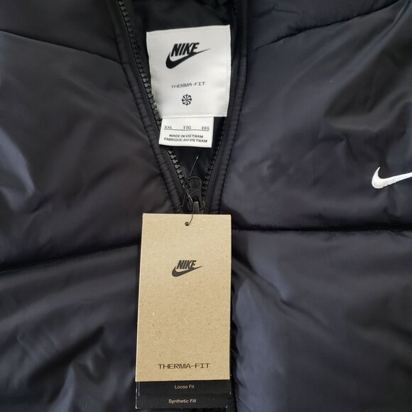 NWT Nike Classic Puffer Women's Therma-FIT Loose Hooded Jacket Size XXL Winter - Picture 4 of 7